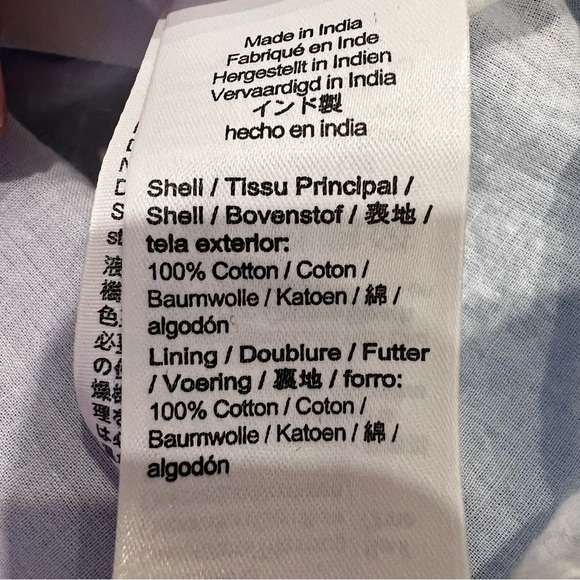 J. Crew Women’s Sz 6 Red, Pink, & Blue A-line Tiered 100% Cotton Midi Dress - Picture 6 of 10